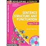 Sentence Structure and Punctuation - Ages 7-8 (Includes CD-Rom): 100% New Developing Literacy: Year 3