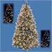 180cm 200 Light Pre Lit Fibre Optic Christmas Tree