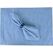 Blue Textured Placemats and Napkins