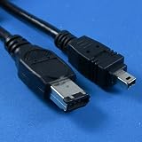 Belkin IEEE 1394 4-Pin/6-Pin 400 Mbps FireWire Cable (6 Feet)