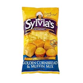 Sylvia's Golden Corn Bread & Muffin Mix, 8.5 Ounce Packages (Pack of 12)
