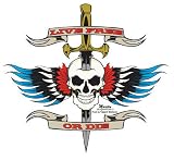 Enginehouse 13 - Live Free Or Die Skull - Sticker / Decal