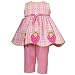 Apparel : Baby Toddler Girls Clothes PINK STRAWBERRY Capri Set Spring Boutique 12M-4T