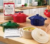 4 Soup Crocks With Lids Set by Winston Brands