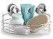 BINO SMARTSUCTION Rust Proof Stainless Steel Shower Caddy, Corner Shelf