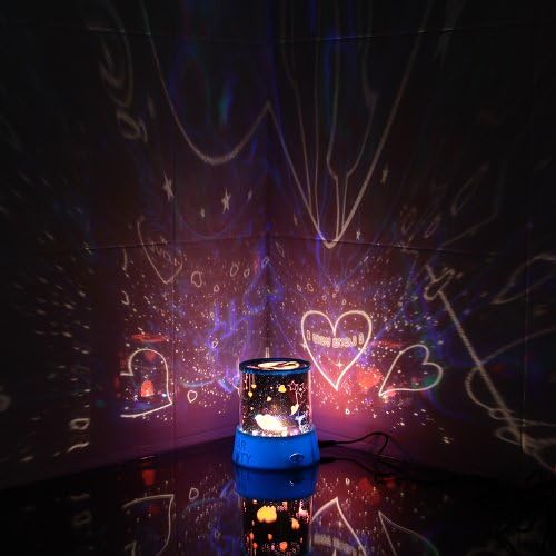 Innoo Tech**LED Children's Night Light Lamp Projector Christmas Light Gift for Kid's with Colorful Sky Lover,Bedroom Lamp