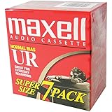 Maxell UR-90 Blank Audio Cassette Tape - 7 Pack (108575)