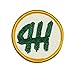 4-H Youth Program Badge Patch Farm Club Mentoring Embroidered Iron On Applique