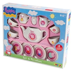 Smoby 7600024254 - Peppa Pig Tea Set Porcellana