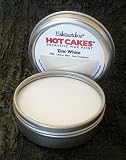 Hot Cakes Zinc White 1.5 fl oz (45ml) Encaustic Wax Paint in Metal Cup