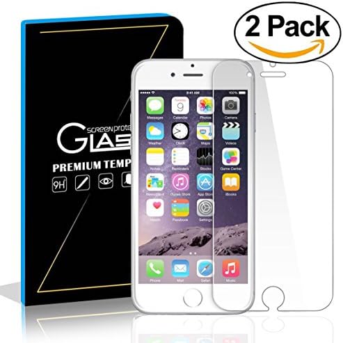 iPhone 6s Plus Screen Protector, ZiBay iPhone 6 plus / iPhone 6s Plus Ultra Clear Glass Screen Protector [Tempered Glass] 0.3mm Thickness (2-PACK)