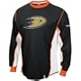 Reebok Anaheim Ducks Black Downforce Constructed Long Sleeve Premium T-shirt (XX-Large)