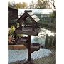 Hand made bird table