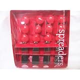 Boston Warehouse Beaded Hearts Spreaders, Set of 4 by 