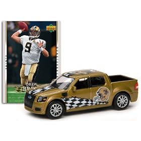 New Orleans Saints - Drew Brees 2007 Upper Deck Collectibles NFL Ford SVT Adrenalin Concept with... by Upper Deck