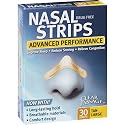 Clear Passage Drug Free Nasal Strips, Large, Tan, 30-Count