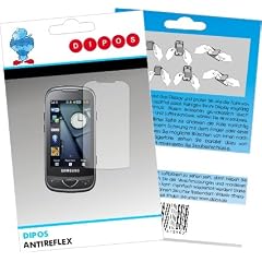DIPOS Antireflex entspiegelte Displayschutzfolie passend zugeschnitten f�r Samsung S5560