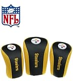 McArthur Sports Mesh Barrel Headcovers Pittsburgh Steelers 1, 3, X Set