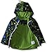London Fog Little Boys Dino Print Jersey Lined Jacket, Green, 7