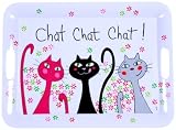 Foxtrot - 3033CHAT - Plateau Mélamine - Chats Chats Chats - Grand Modèle