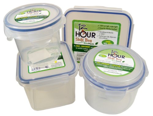 Eco-Container Pack for 12-Hour Shift Lunch Bag (4-pieces)