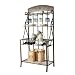 Powell Parsley "Antique Pewter" Baker's Rack with Faux Slate Tiles