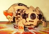Bakugan Gundalian Invaders LOOSE Tan Subterra Sabator 670G