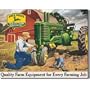 John Deere Quality Farm Equipment Retro Vintage Tin Sign