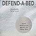 Defend-A-Bed Premium Deep Fitted Noiseless Waterproof Mattress Pad Washable, Twin XL