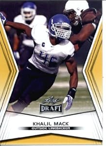 2014 Leaf Draft Edition Football Khalil Mack Oakland Raiders Rookie Card #DE-15