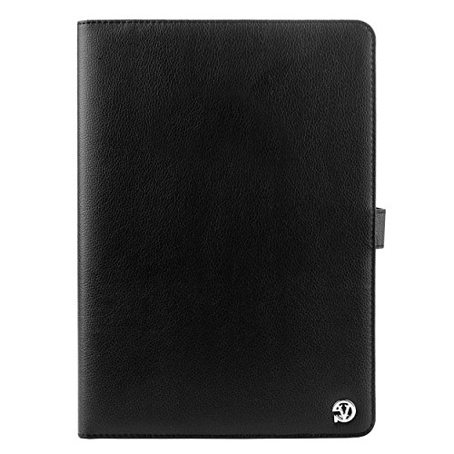 VanGoddy Arthur 11.6-inch Tablet Portfolio Case for Insignia Flex NS-P11W6100 with White Headphones (Black)