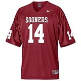 Nike Oklahoma Sooners #14 Youth Crimson Replica Football Jersey