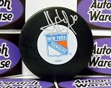 Signed Henrik Lundqvist Hockey Puck - ) - Autographed NHL Pucks