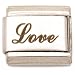 Love Italian Charm Stainless Steel 9mm