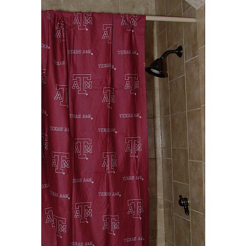 Texas A&M Aggies Shower Cover Curtain from College Covers