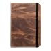 OCTOVO Genuine Vintage Leather Book Cover / Jacket Case for Kindle 3 - Antique Classic Brown (Fits Kindle Keyboard)