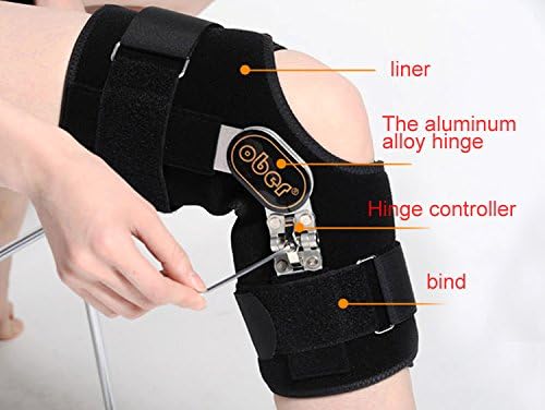 High Quality Adjustable Knee Joint Fixed Support Knee Brace Knee Osteoarthritis Fixed O-x-type Legs Correction Sports Safety (Medium)