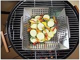 Charcoal Companion Platinum 12-inch by 12-inch Square Wok