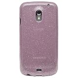 Diztronic Pink GlitterFlex Flexible *Revision 3* TPU Case & Screen Protector for Samsung Galaxy Nexus (SCH-i515 & GT-i9250) [Diztronic Retail Packaging]