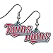 MLB Minnesota Twins Dangle Earrings title=