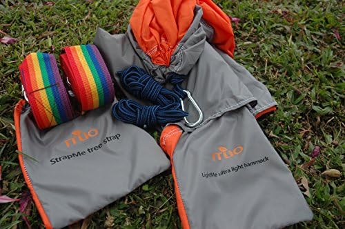 ITUO LightMe Ultra Light Single Hammock with One Pair StrapMe Tree Straps