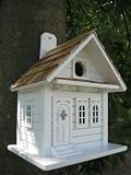 Fledgling Series Shotgun Cottage Bird House Color: Victorian White