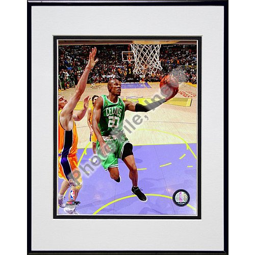 Photo File Boston Celtics Ray Allen Framed And Matted 07-08 Finals Game 4 Photo