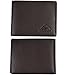 HOPSOOKEN RFID Leather Bifold Wallets Women Men Flipout Slim ID Wallet Trifold (Coffee (UP))