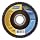 Norton Twinfiber Abrasive Flap Disc, Type 29, Threaded Hole, Fiberglass Backing, Ceramic/Zirconia Alumina