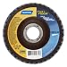 Norton Twinfiber Abrasive Flap Disc, Type 29, Threaded Hole, Fiberglass Backing, Ceramic/Zirconia Alumina