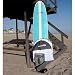 Maverix 8'0" Surfboard (Teal/White) w/ "Straight to the Waves" Kit