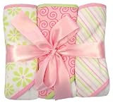Neat Solutions 3 Pack Printed Hooded Towel Set, Colors May Vary