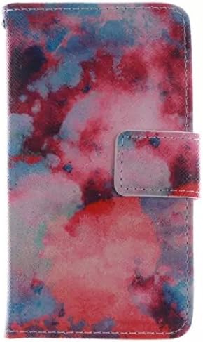 HNSPRING Colorful Patterns Premium TPU Flip Genuine Leather purses Cover protective Case for Microsoft Lumia 530