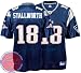 Mens Donte Stallworth #18 New England Patriots NFL Equipment Replica Football Jersey by Reebok (NAVY(Size=XX-LARGE)